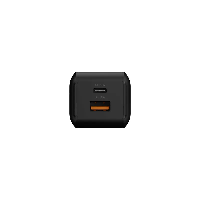 Xtorm 70W GaN3 NextGen Home Charger USB-C/C/A GRS Black - 9510375