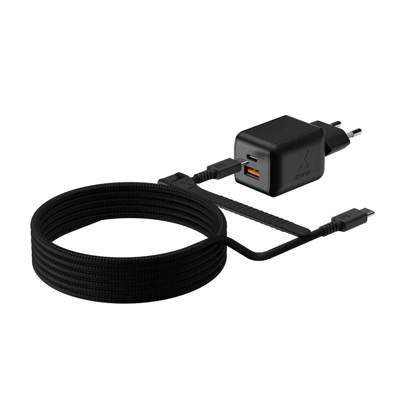 Xtorm 70W GaN3 NextGen Home Charger USB-C/C/A GRS Black - 9510375