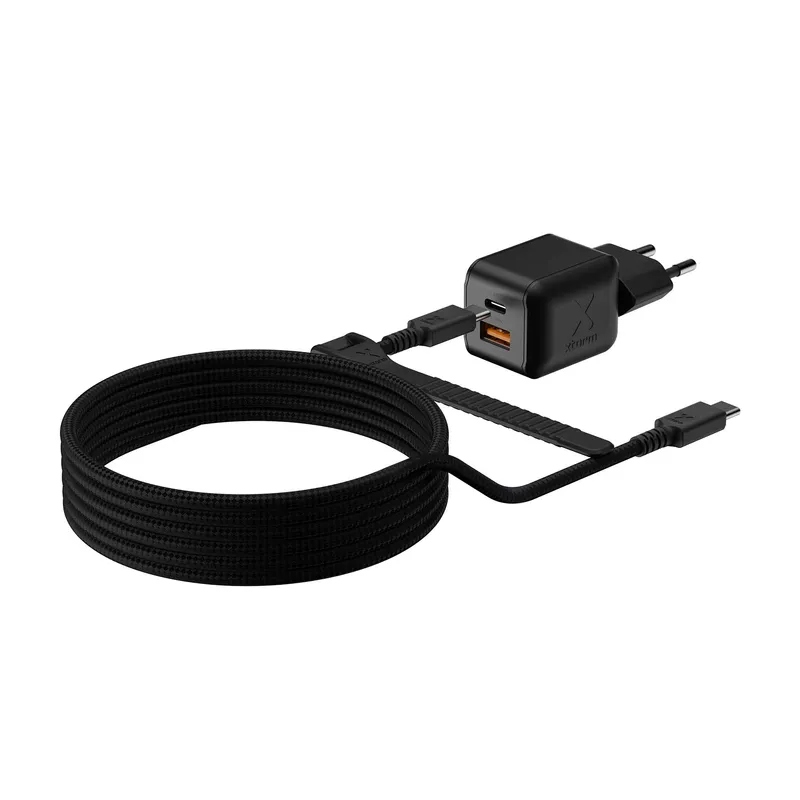 Xtorm 45W GaN3 NextGen Home Charger USB-C/A GRS Black - 9510373