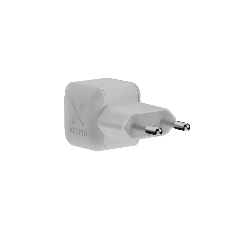 Xtorm 25W GaN3 NextGen Home Charger USB-C/A GRS White - 9510370
