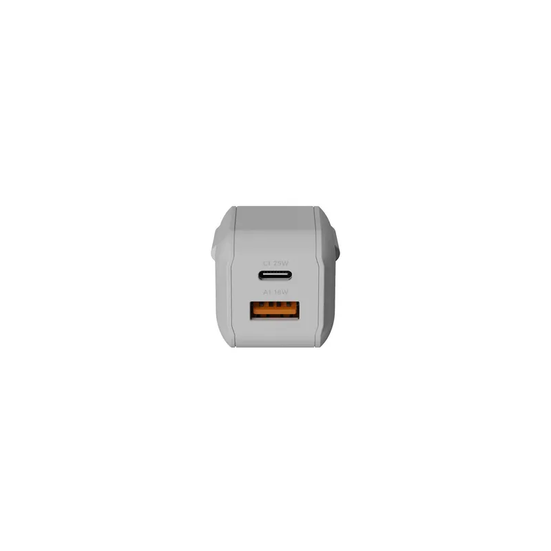 Xtorm 25W GaN3 NextGen Home Charger USB-C/A GRS White - 9510370
