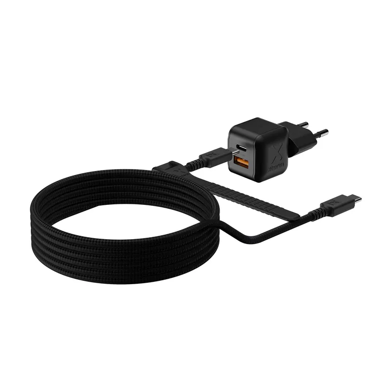 Xtorm 25W GaN3 NextGen Home Charger USB-C/A GRS Black - 9510371