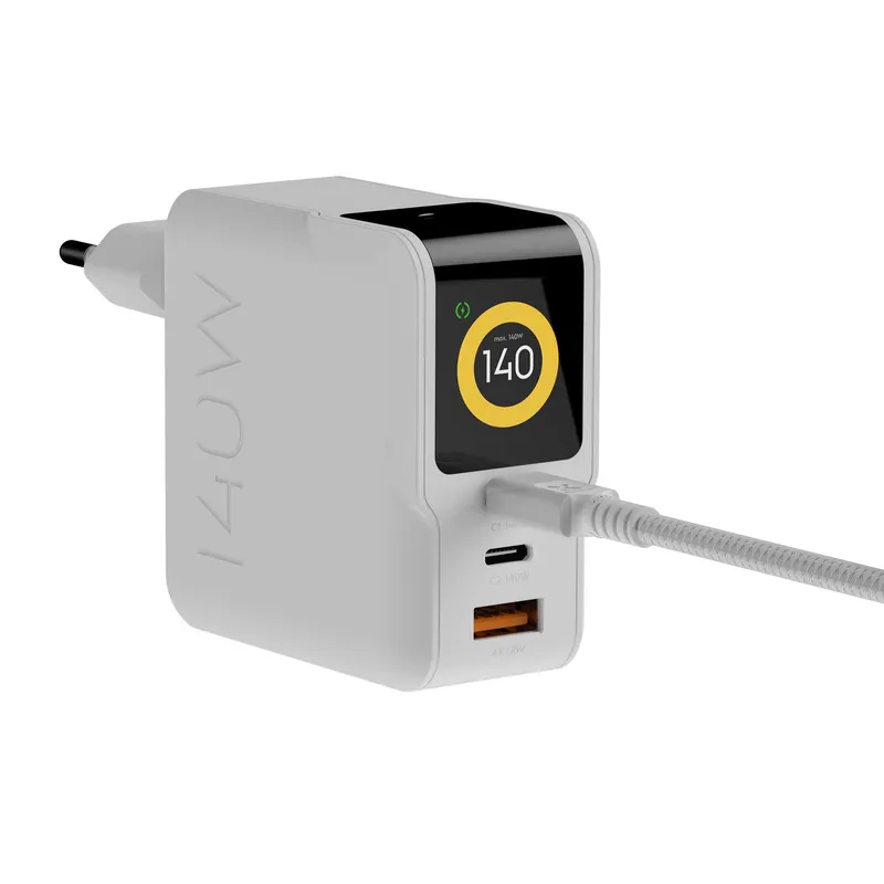 Xtorm 140W GaN3 NextGen Home Charger USB-C/C/A GRS White - 9510376