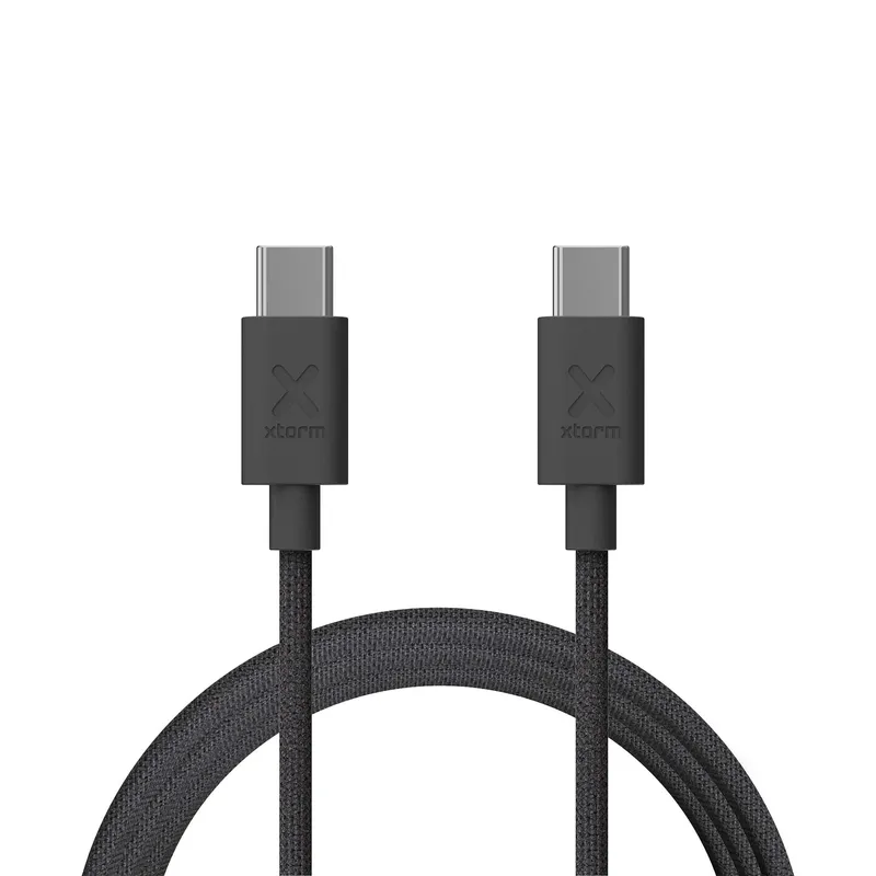 Xtorm Go2 GRS USB-C/C PD cable 100W 1m Black - 9510021