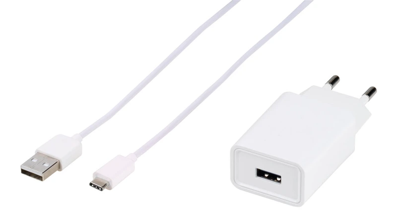 Vivanco Home Charger 3A 15W + USB-C cable White - 2862146