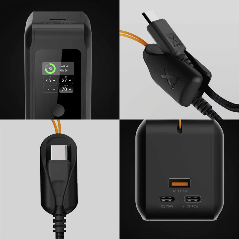 Xtorm GRS NextGen Power Bank 70W 27.000mAh USB-C/C/A Black - 9510363