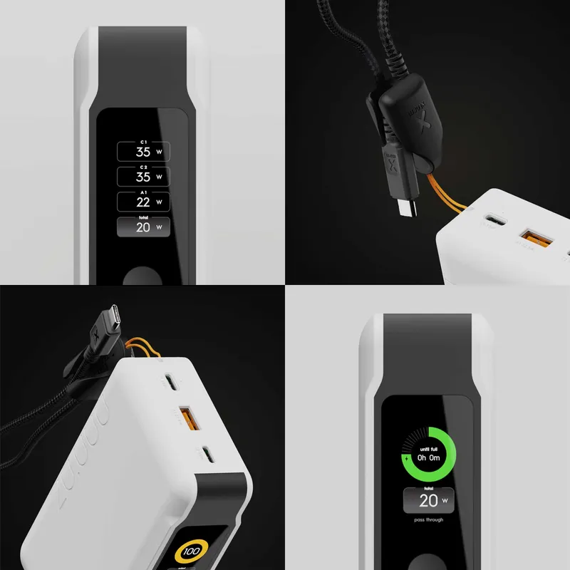 Xtorm GRS NextGen Power Bank 35W 20.000mAh USB-C/C/A White - 9510359