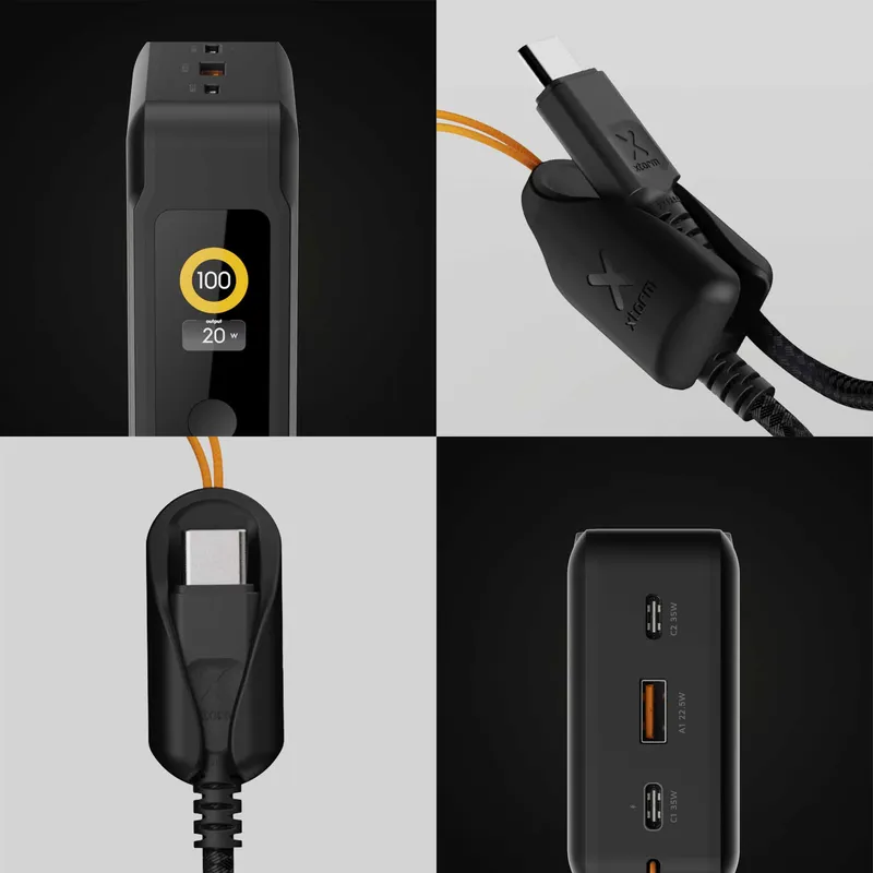 Xtorm GRS NextGen Power Bank 35W 20.000mAh USB-C/C/A Black - 9510360