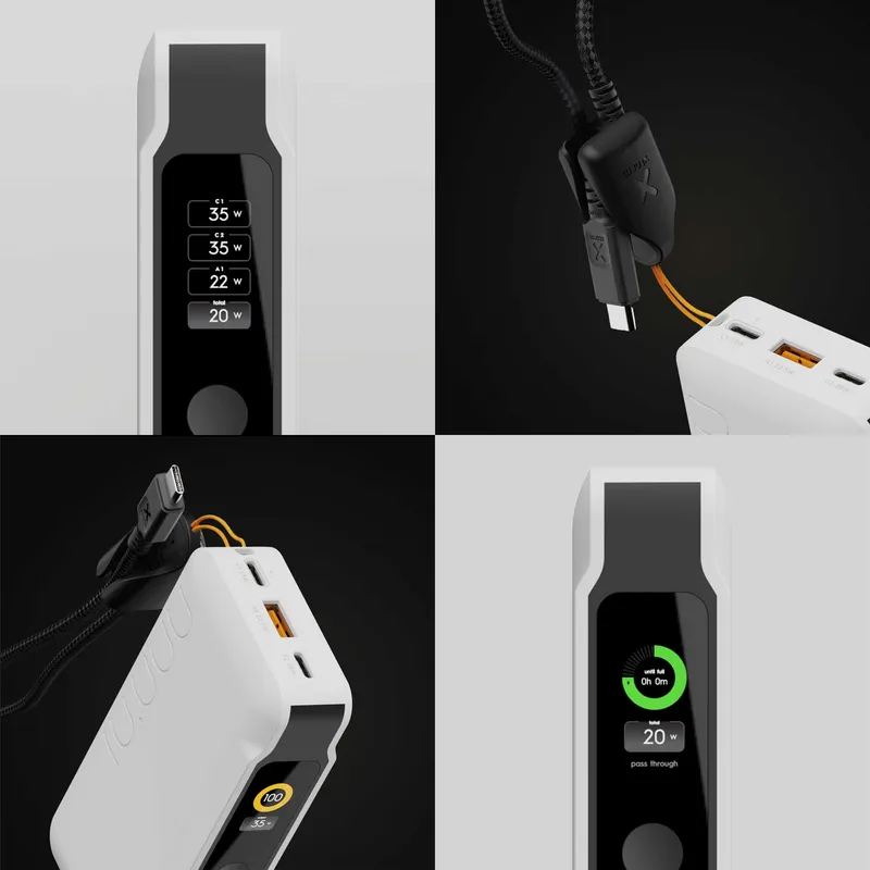 Xtorm GRS NextGen Power Bank 35W 10.000mAh USB-C/C/A White - 9510356