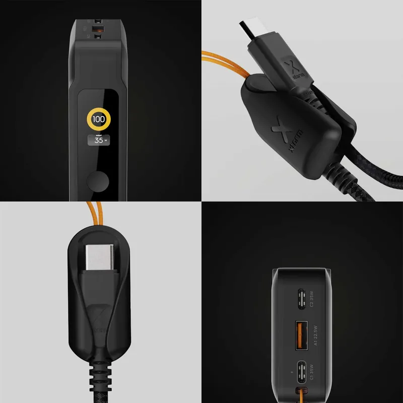 Xtorm GRS NextGen Power Bank 35W 10.000mAh USB-C/C/A Black - 9510357