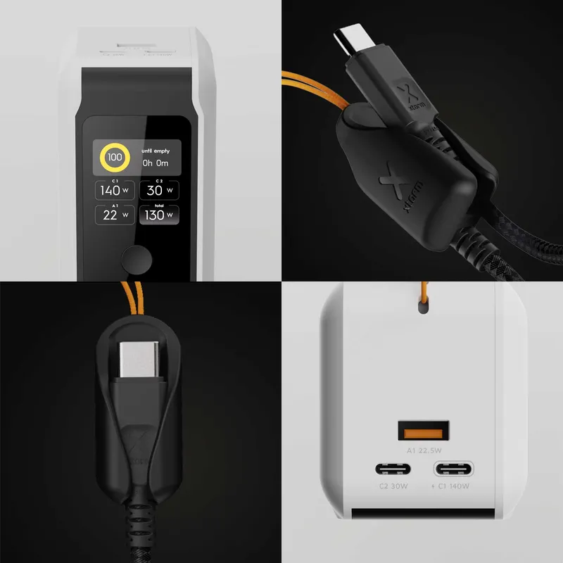 Xtorm GRS NextGen Power Bank 140W 27.000mAh USB-C/C/A White - 9510365