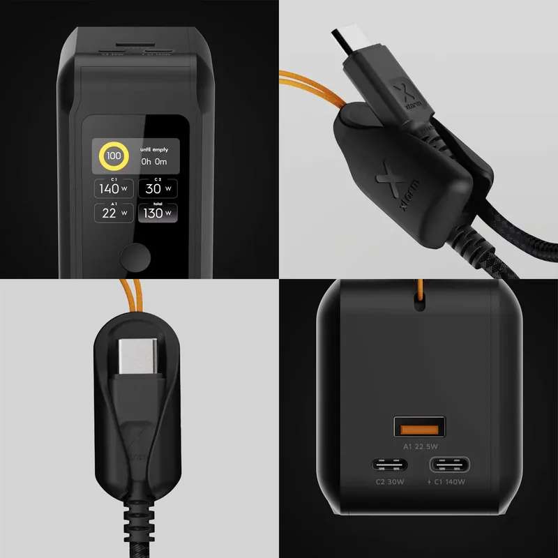 Xtorm GRS NextGen Power Bank 140W 27.000mAh USB-C/C/A Black - 9510366