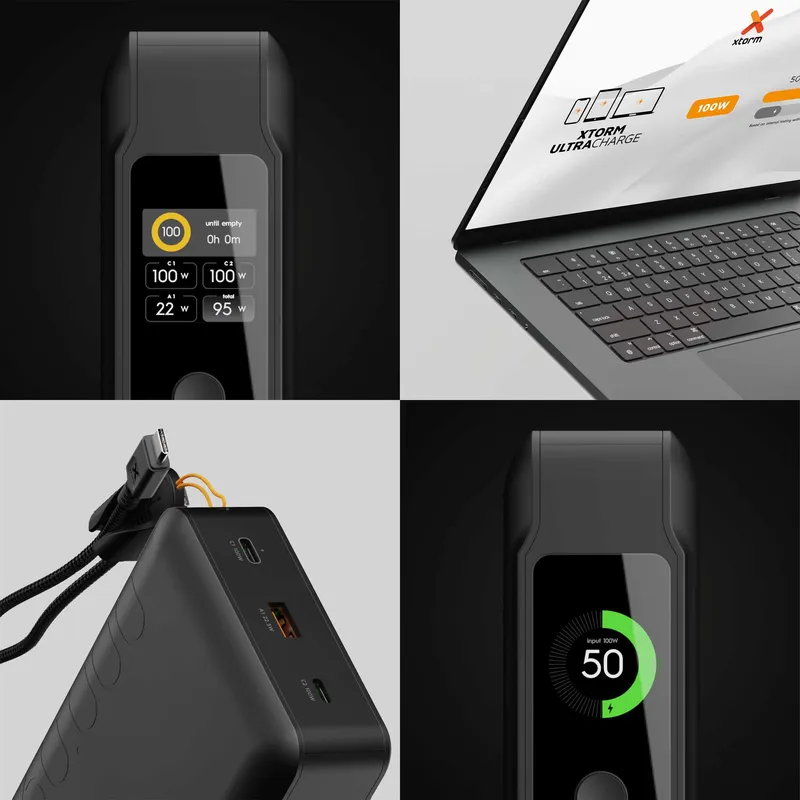 Xtorm GRS NextGen Power Bank 100W 60.000mAh USB-C/C/A Black - 9510369