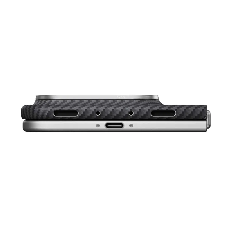Pitaka Edge MagSafe Back+Hinge Case Apple iPhone Duo Black/Grey - 5436940