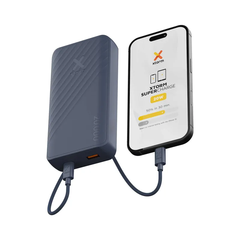 Xtorm Power Bank 20.000mAh 20W USB-C & USB-A Blue - 9510321