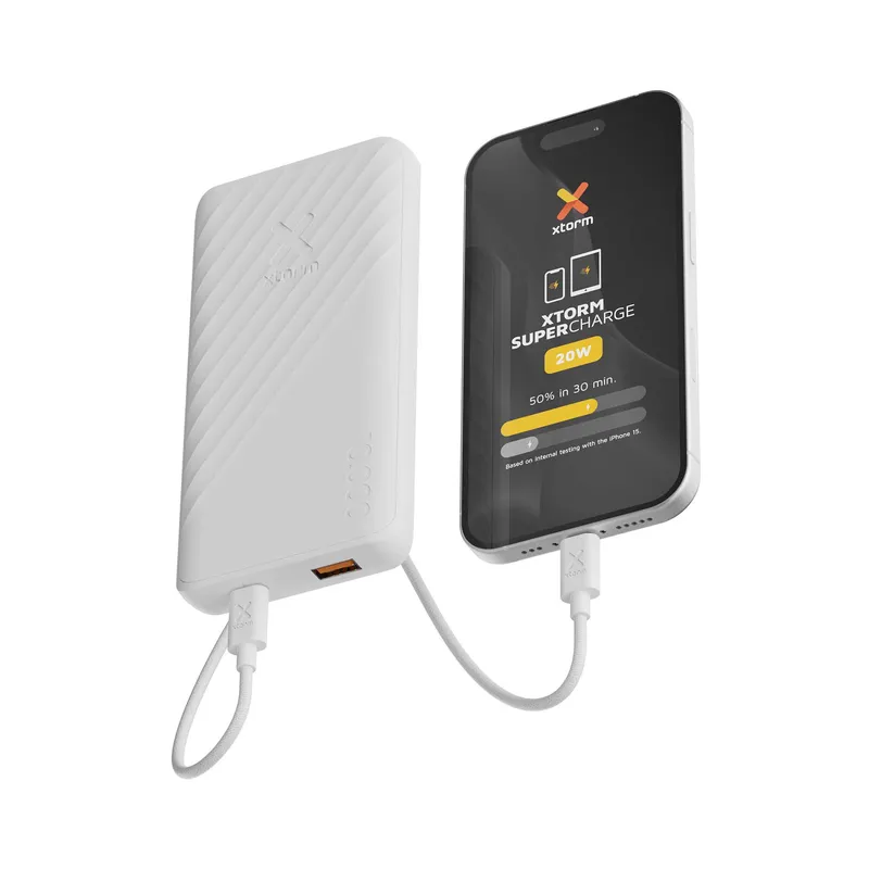 Xtorm Power Bank 10.000mAh 20W USB-C & USB-A Ice - 9510315