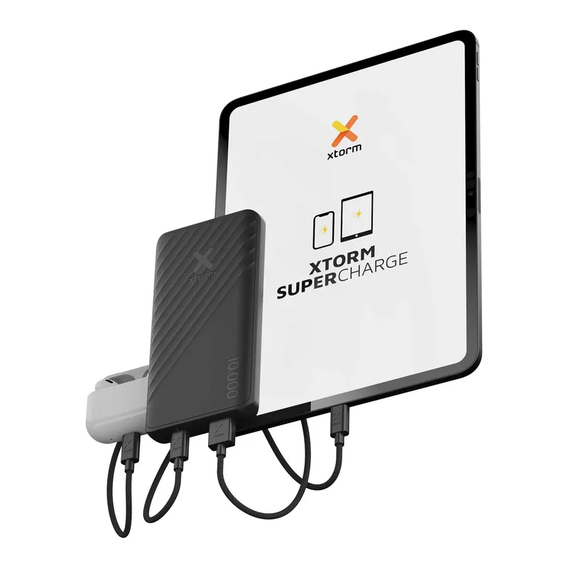 Xtorm Power Bank 10.000mAh 20W USB-C & USB-A Black - 9510314