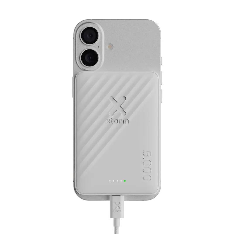 Xtorm Magnetic Wireless 15W Power Bank USB-C 5.000mAh Ice - 9510325