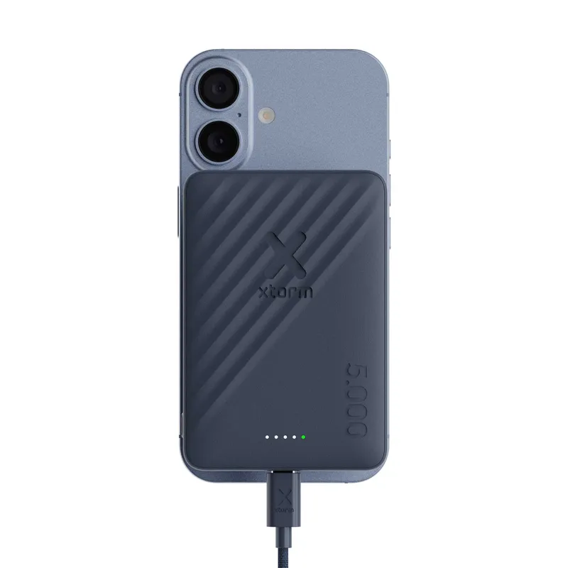 Xtorm Magnetic Wireless 15W Power Bank USB-C 5.000mAh Blue - 9510327