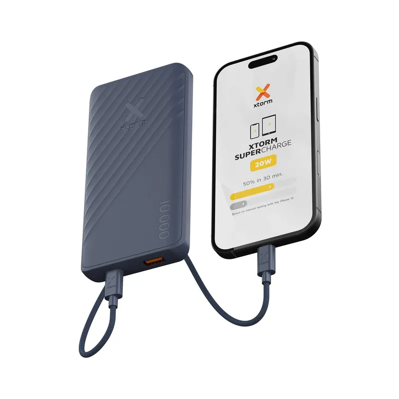 Xtorm Power Bank 10.000mAh 20W USB-C & USB-A Blue - 9510317