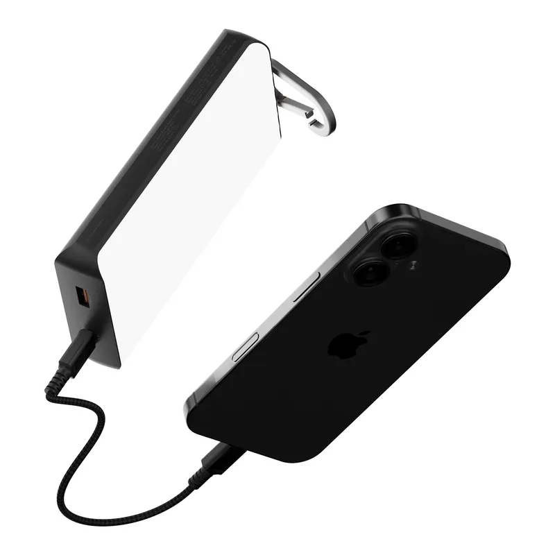Xtorm Solar USB-A/C Power Bank 10.000mAh/20W with Flashlight Black - 9510355