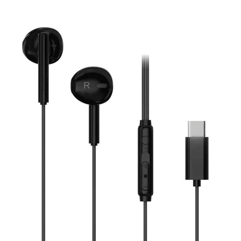 X2O USB-C Capsule In-Ear Headset 1.2m Black - 3410117