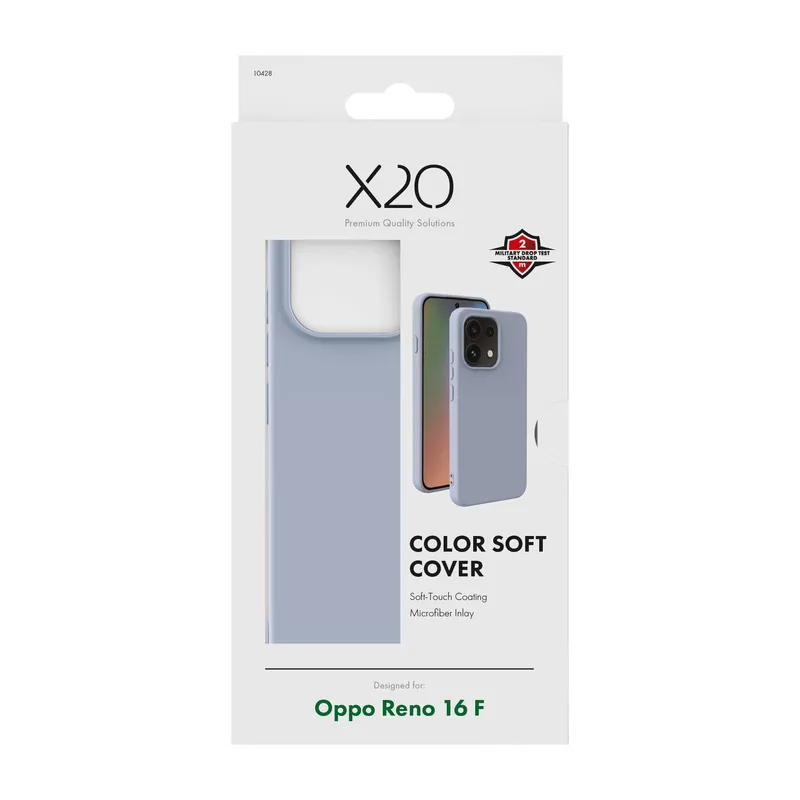 X2O Color Soft Cover Oppo Reno 16 F Lavender - 3410428