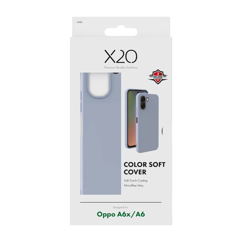 X2O Color Soft Cover Oppo A6x/A6 Lavender - 3410383