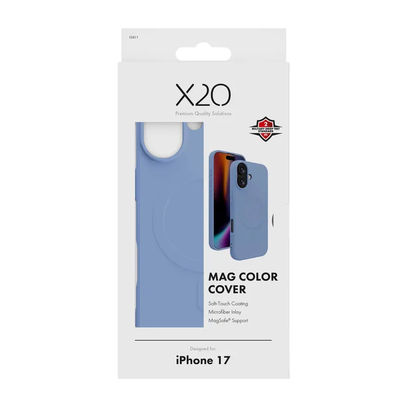 X2O Mag Color Cover Apple iPhone 17 Cloud Blue - 3410411