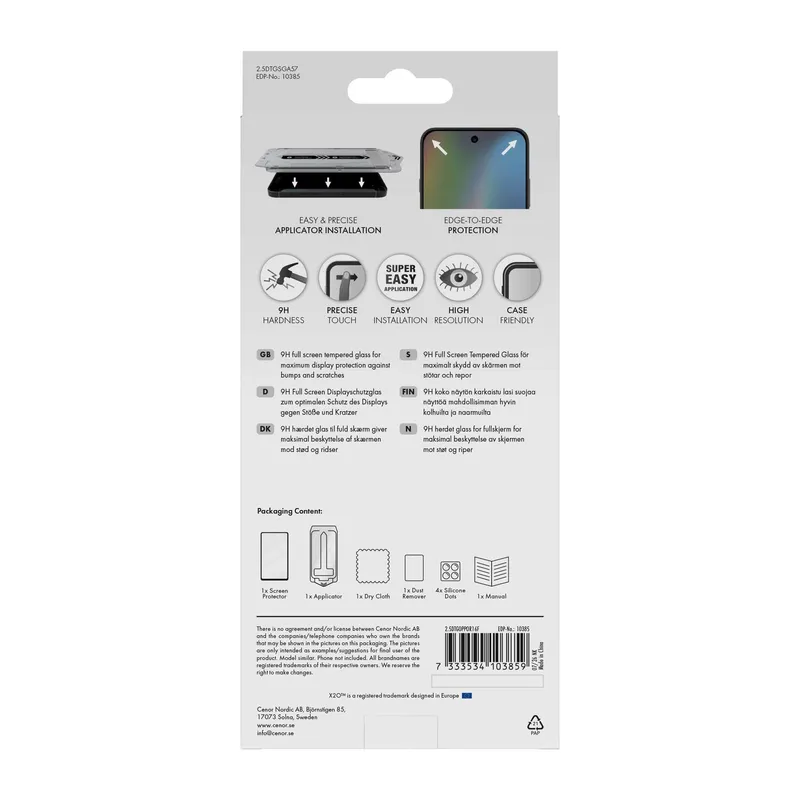X2O Premium Full Screen Protection Glass Oppo Reno 16 F - 3410385
