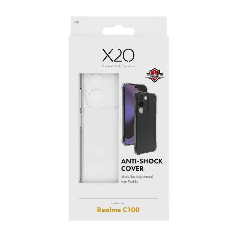 X2O Anti-Shock Cover Realme C100 Clear - 3410281
