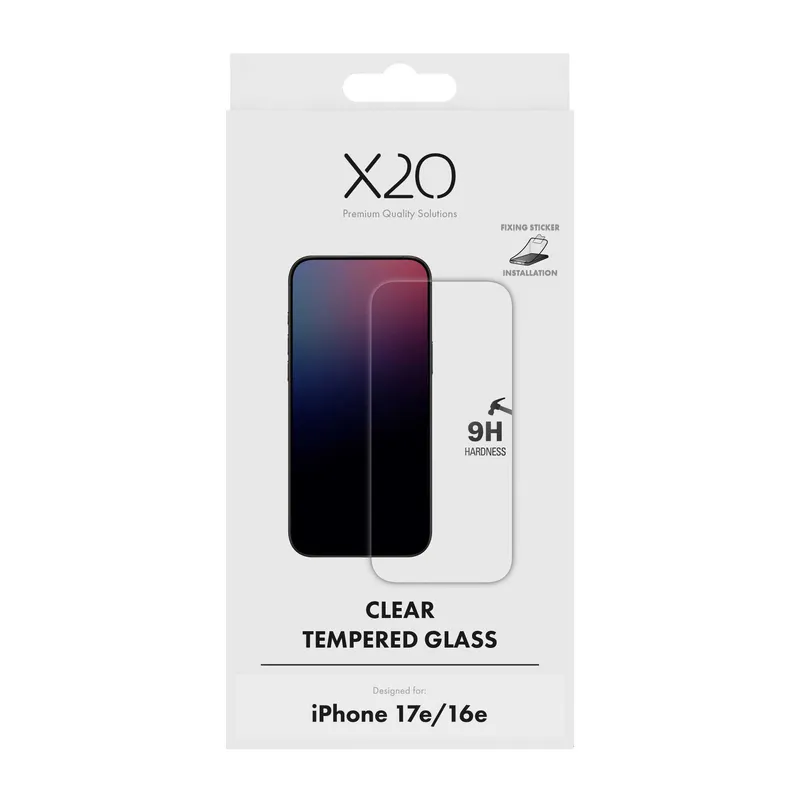 X2O Screen Protection Glass Apple iPhone 17e/16e - 3410298