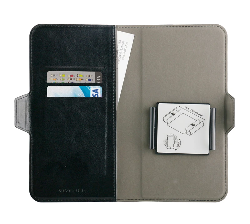 Vivanco Universal L 3-card Wallet Case Black - 2862370