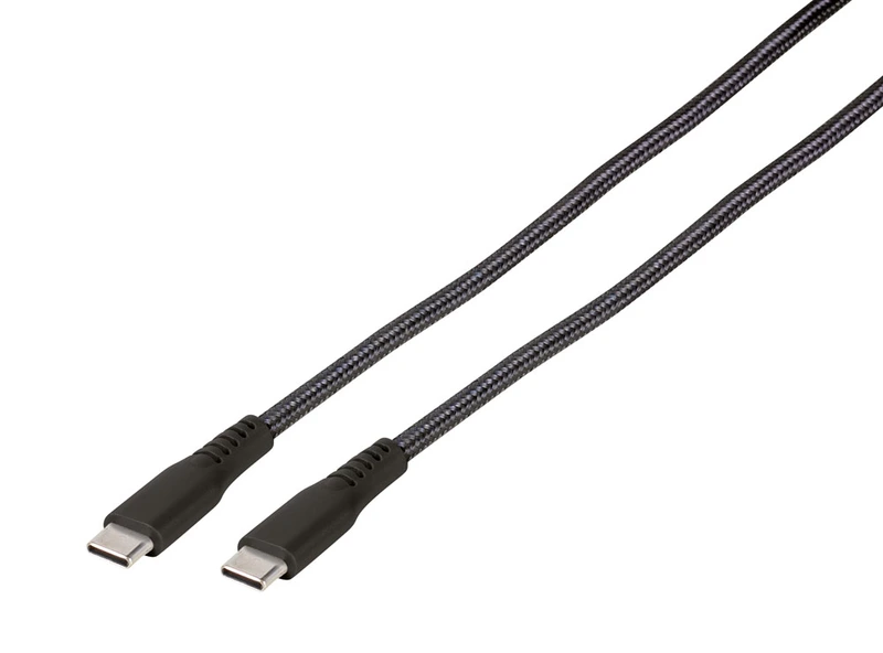Vivanco Longlife USB-C/C 2.0 Cable 0.5m Black - 2862395