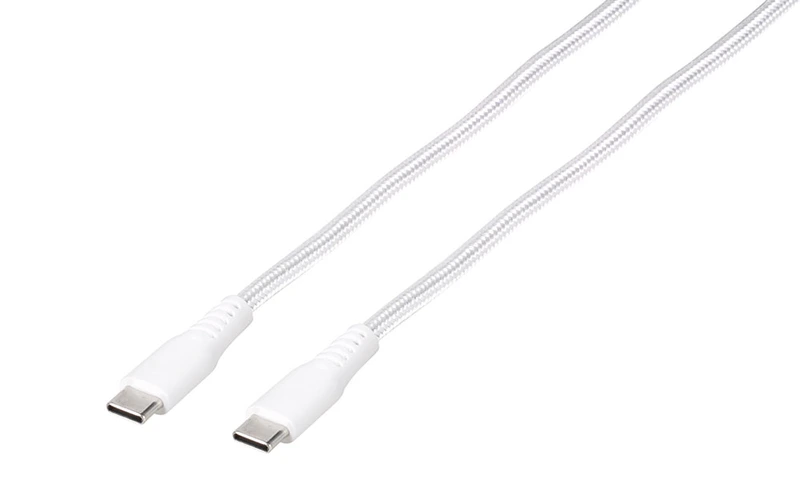 Vivanco Longlife USB-C/USB-C 2.0 Cable 0.5m White - 2862397