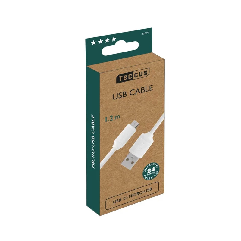 Vivanco Micro-USB Charge/Sync. cable 1.2m White - 2862677