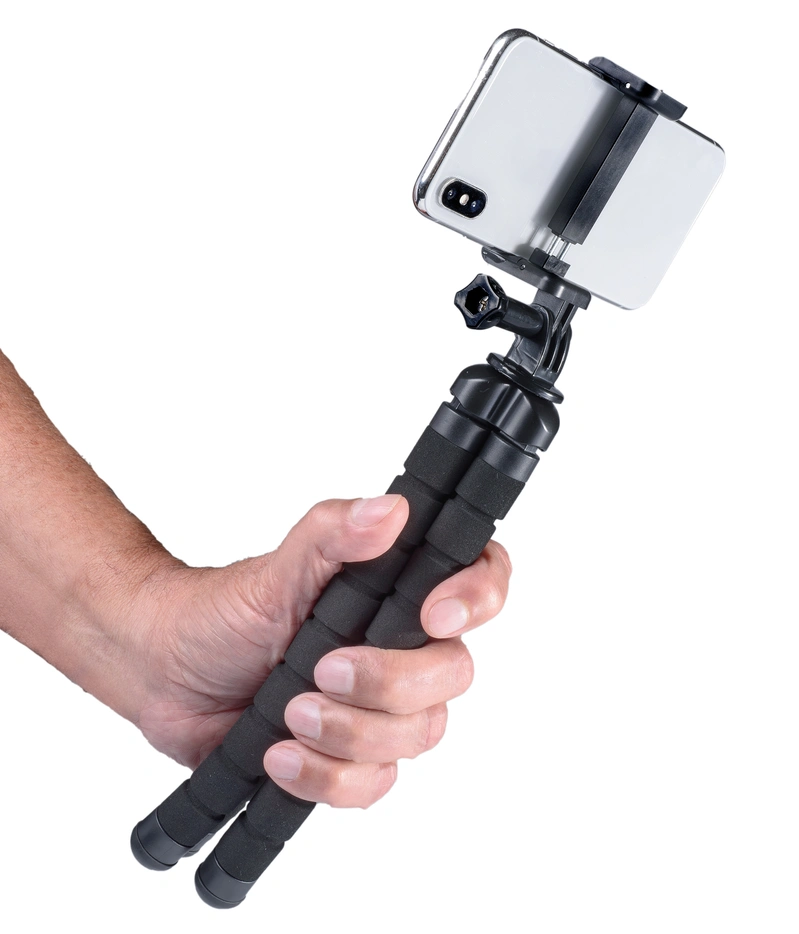 Vivanco Tripod for Smartphone/GoPro/Actioncam 55-80mm - 2862780