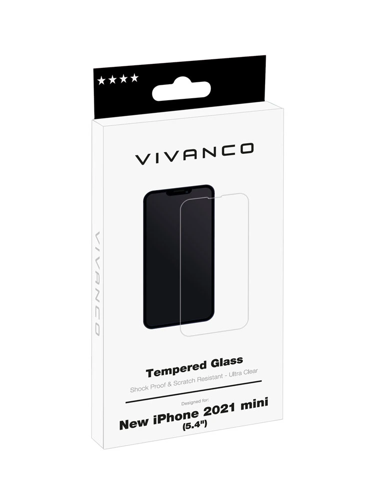 Vivanco Tempered Protection Glass 9H iPhone 13 mini - 2862820