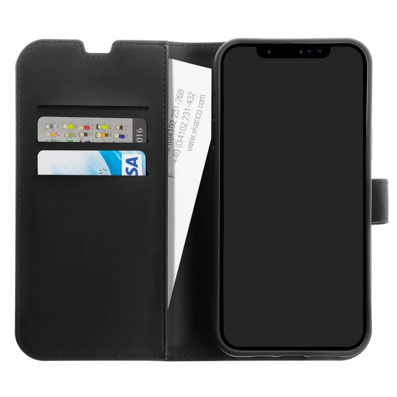 Vivanco Classic Wallet iPhone 15 Pro Black - 2863904