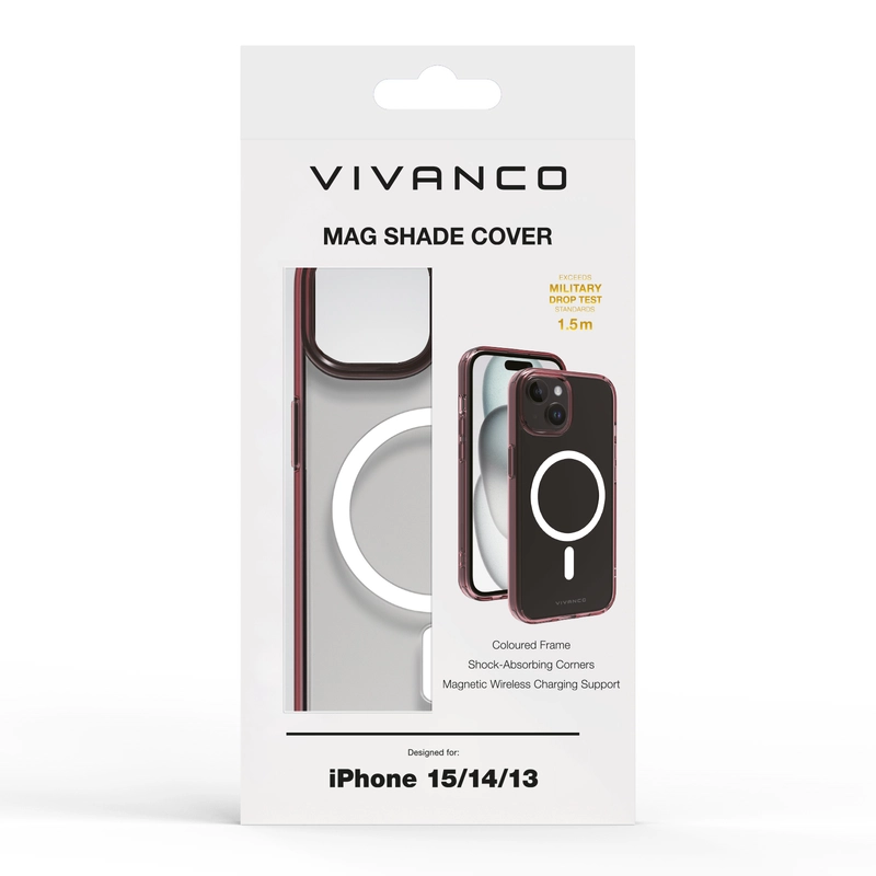 Vivanco Mag Shade Cover Apple iPhone 17e/16e/15/15/13 Shade/Purple - 2864246