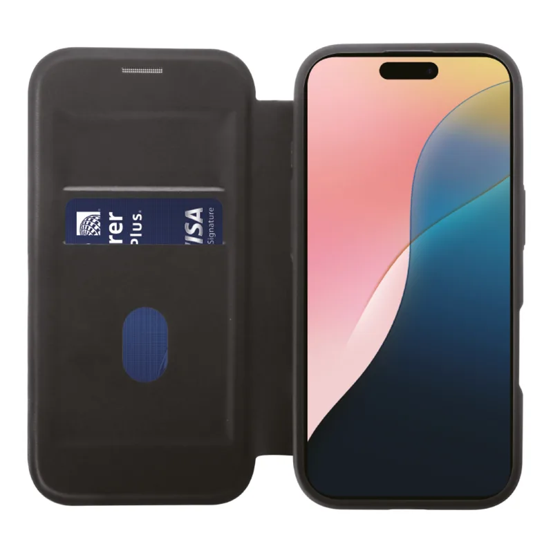 Vivanco Mag Wallet iPhone 16 Black - 2864248