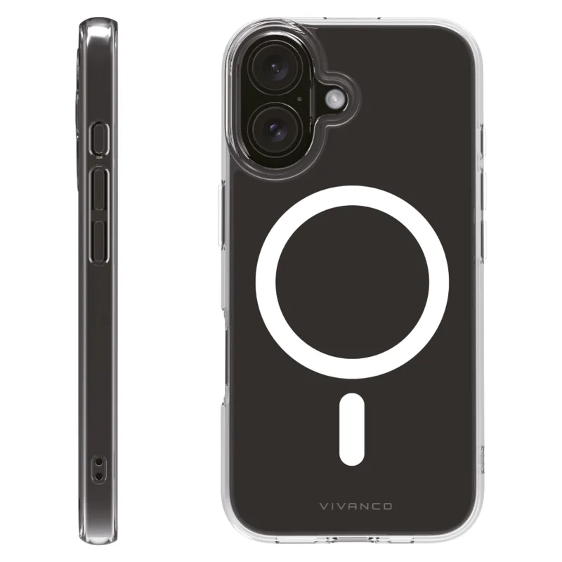 Vivanco Mag Clear Cover iPhone 16 Clear - 2864250