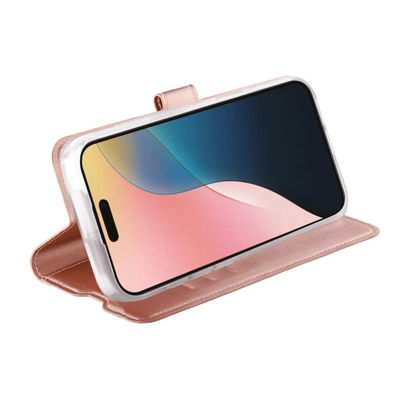 Vivanco Classic Wallet iPhone 16 Rose Gold - 2864253