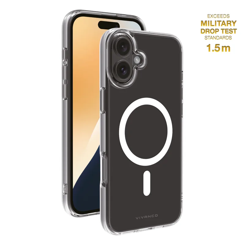 Vivanco Mag Clear Cover iPhone 16 Plus Clear - 2864260