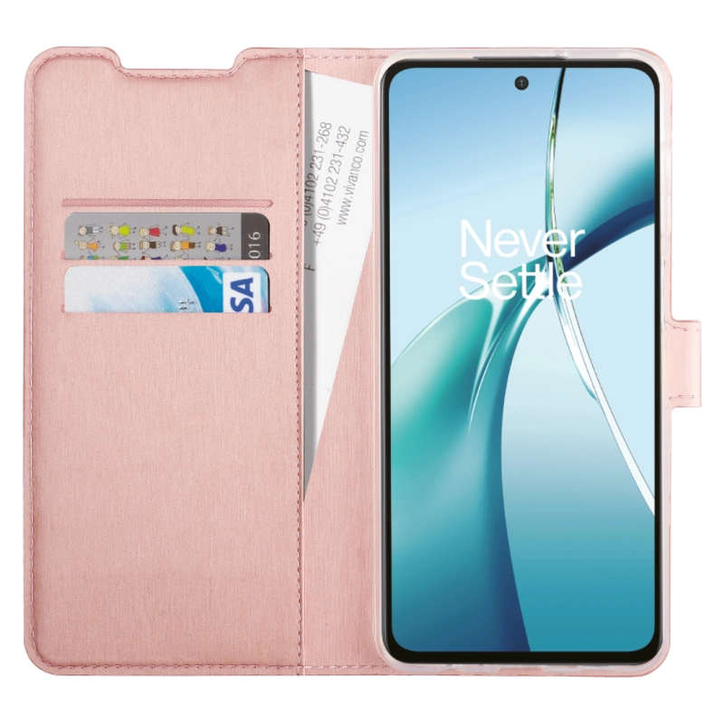Vivanco Classic Wallet OnePlus Nord CE4 Lite Rose Gold - 2864307