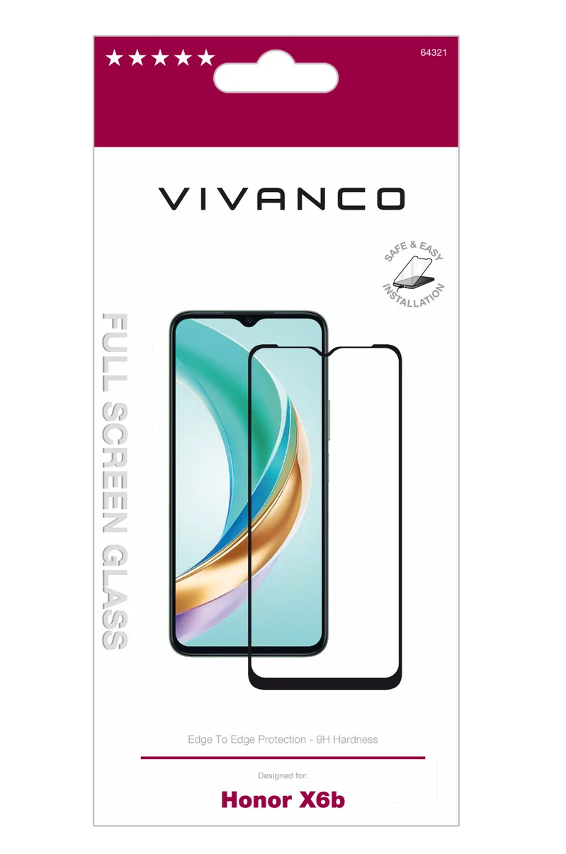 Vivanco Full Screen Glass Honor X6b 5G - 2864321