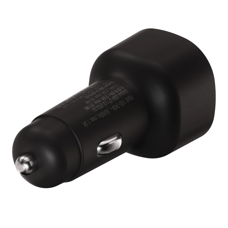 Vivanco Super Fast 60W Car Charger 2xUSB-C 30W/1xUSB-A 18W - 2864341