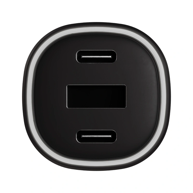 Vivanco Super Fast 60W Car Charger 2xUSB-C 30W/1xUSB-A 18W - 2864341