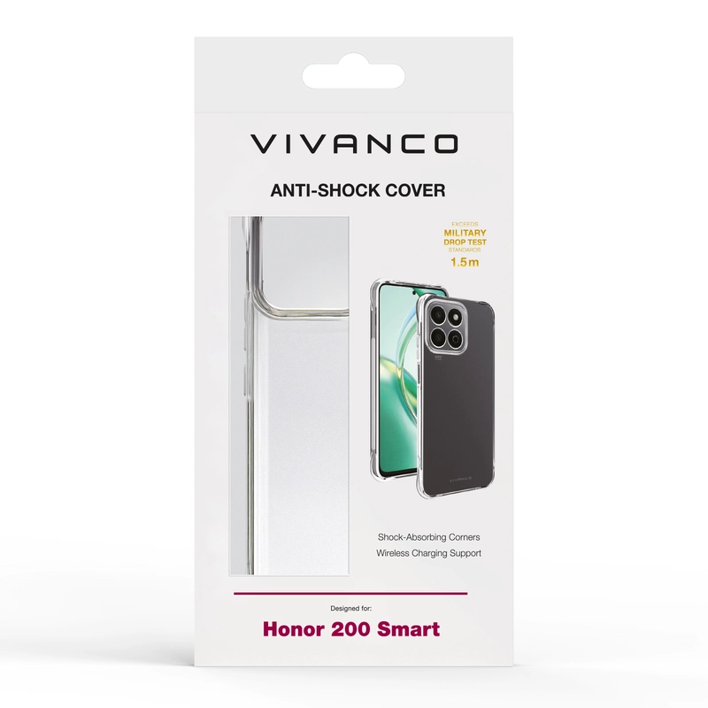 Vivanco Anti-Shock Case Honor 200 Smart Clear - 2864344