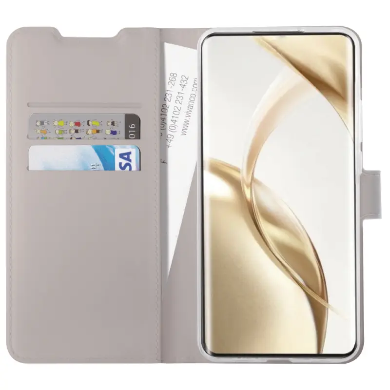 Vivanco Classic Wallet Galaxy S24 FE 5G Greige - 2864353